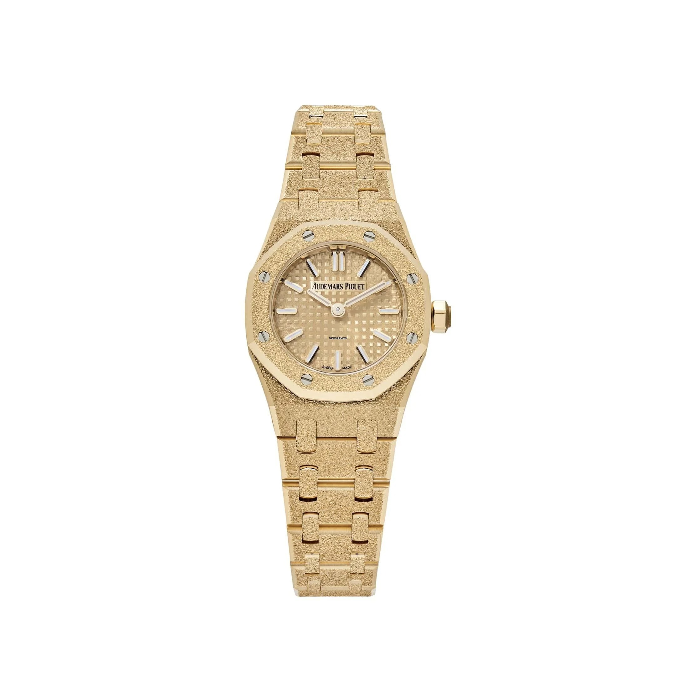 Royal Oak Mini Frosted Gold Watch