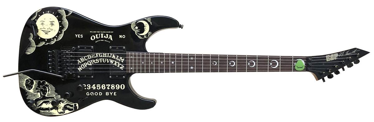 Kirk Hammett's ESP Ouija Board guitar