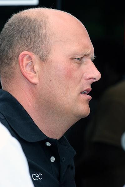 Bjarne Riis finds himself changing strategy day by day, in line with the Team CSC's changing fortunes.