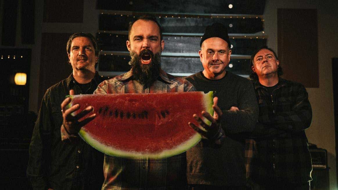 Clutch with a watermelon