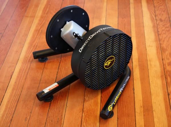 The Lemond Fitness Revolution indoor trainer ditches the traditional tire-on-roller setup in favor of its DirectDrive Technology.