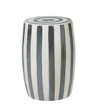 Rander Striped Ceramic Stool, Oka