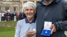 Claire Dowling celebrates becoming the first female to captain the Royal and Ancient Golf Club of St Andrews