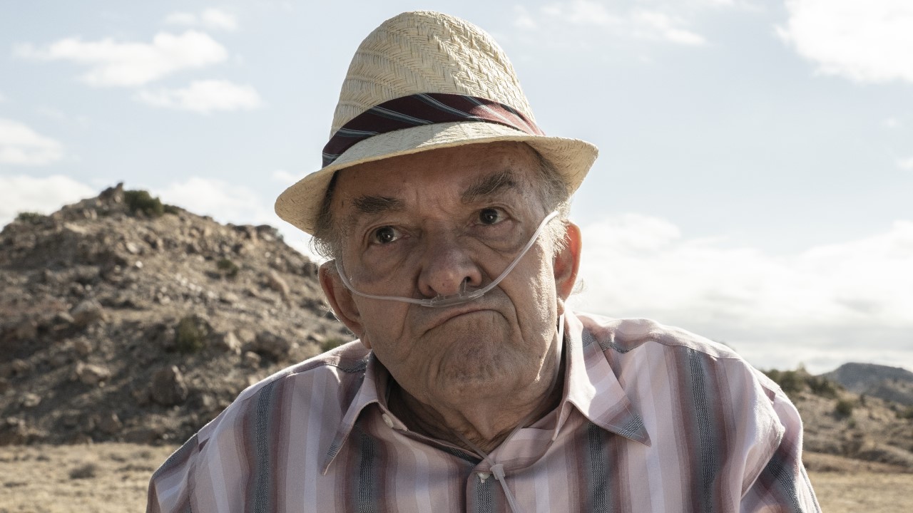 Hector Salamanca in the desert on Better Call Saul