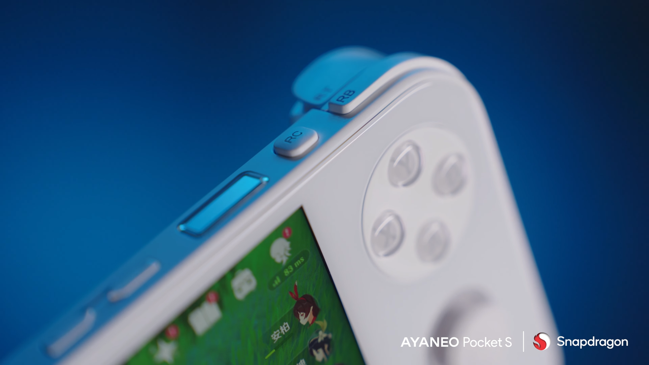 Ayaneo Pocket S top-down view