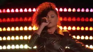Sophia Urista performs "Come Together" during the blind auditions on The Voice.