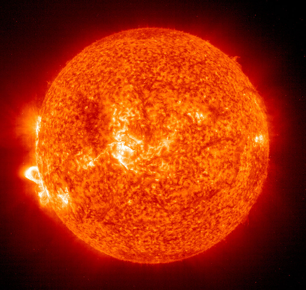 The sun.