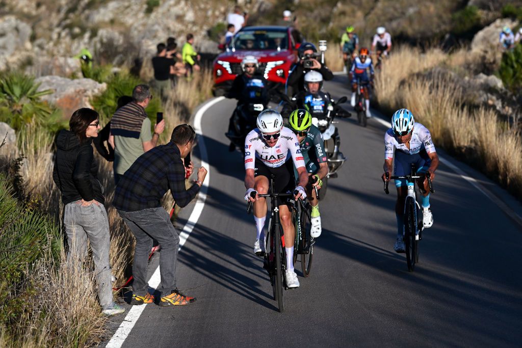 Brandon McNulty (UAE Team Emirates) dropped his rivals on the climb to the finish