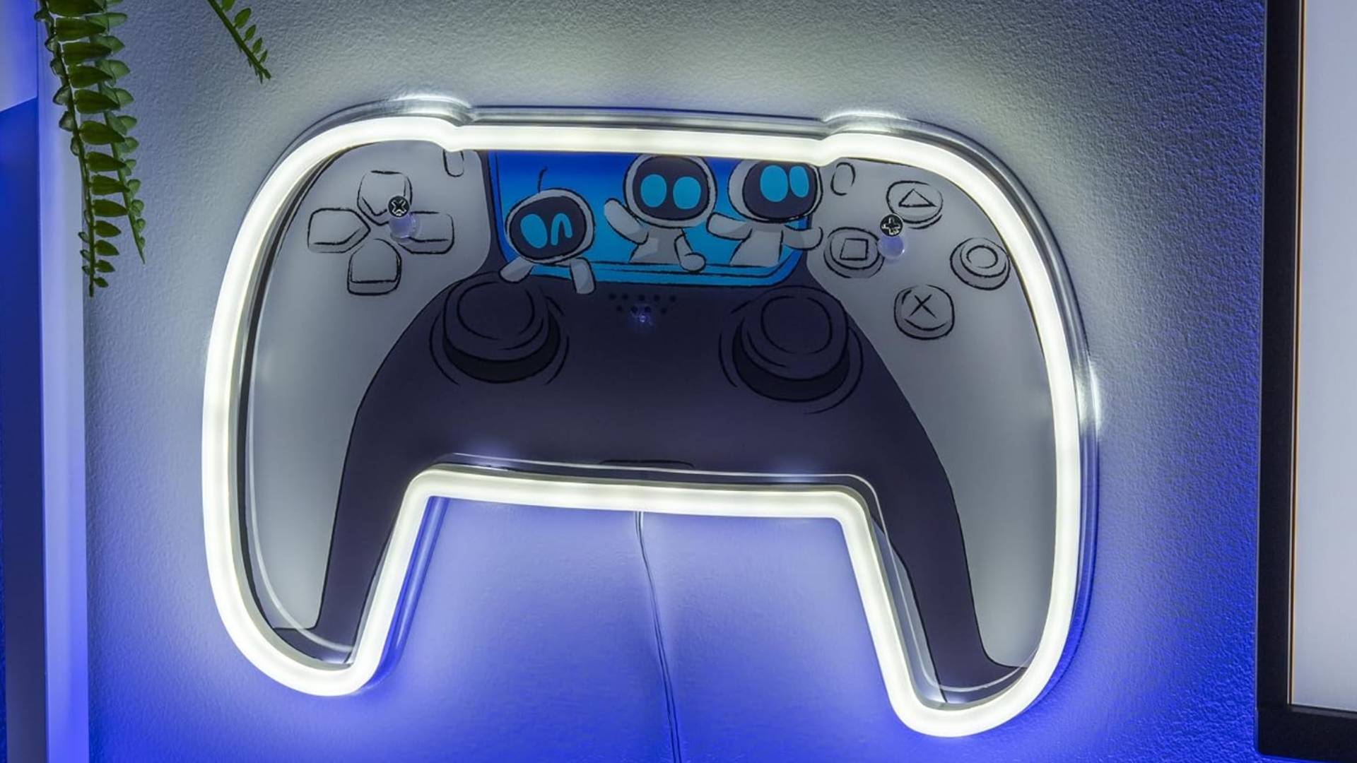 Official image of the Astro Bot Wall Mountable LED Neon Light by Paladone.