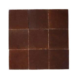 Deep burgundy tiles