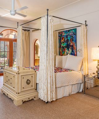 Bedroom in The Rosenthal Estate in Malibu