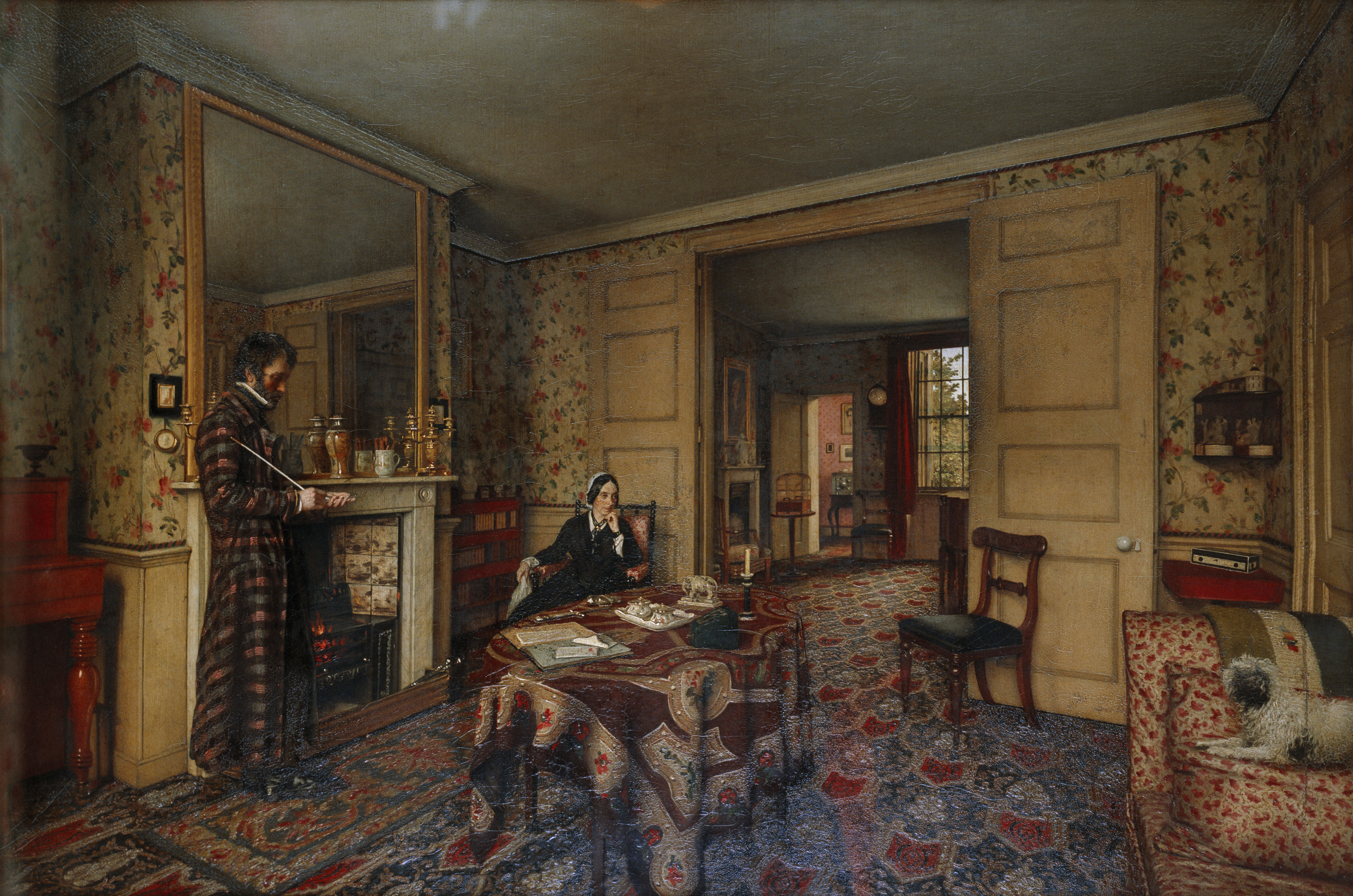 Robert Tait’s painting of Thomas Carlyle’s house in Chelsea.