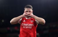 Arsenal striker Viktor Gyokeres netted in the Gunners' 2-0 win over Everton at the weekend