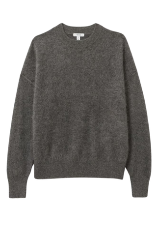 Reiss 100% Brushed Cashmere Crew Neck Jumper