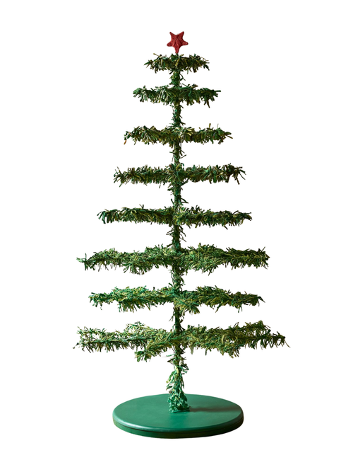 Noel Remnant Fabric Christmas Tree