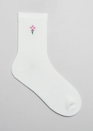 Embroidered Ankle Socks