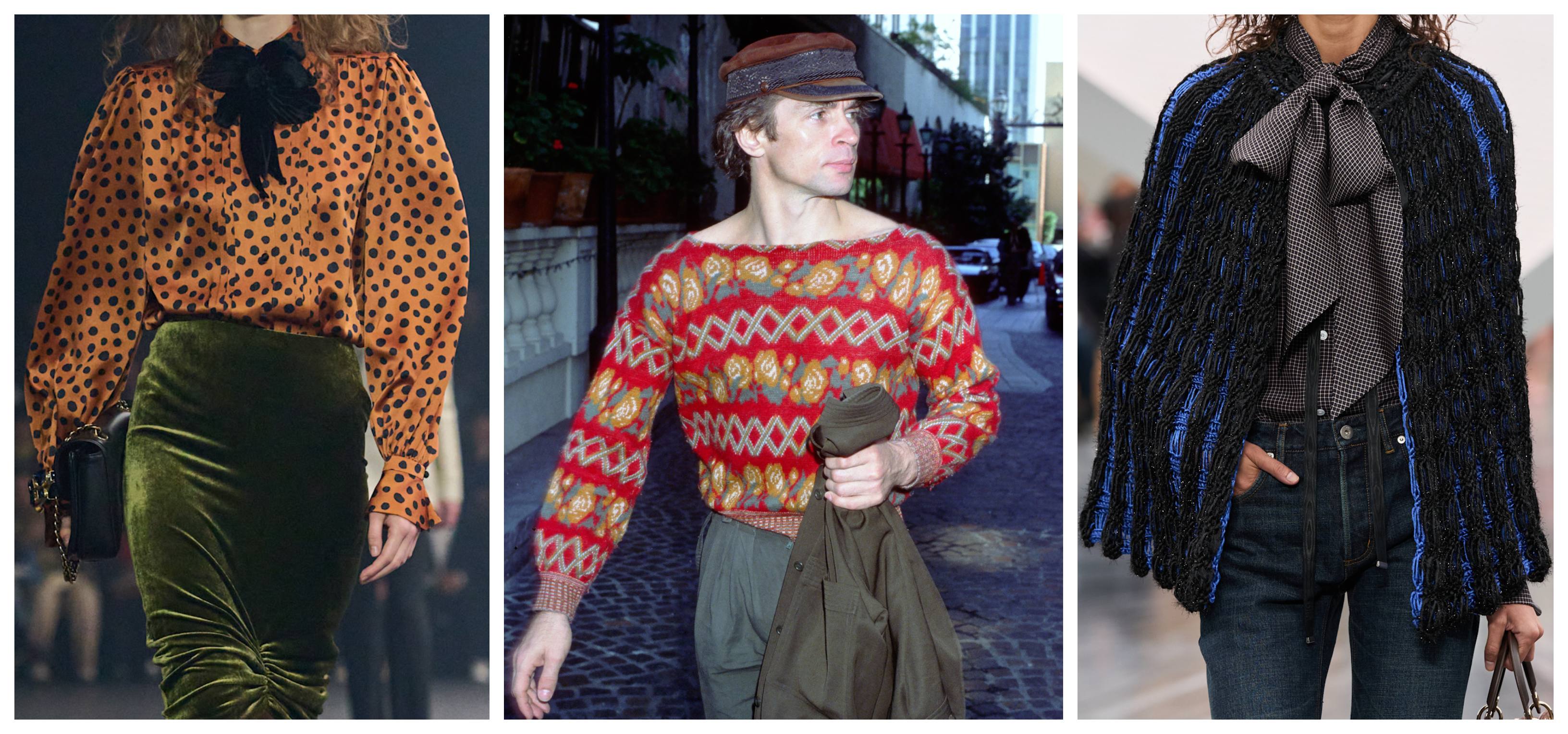 models on the Valentino and Dior runways next to Nureyev