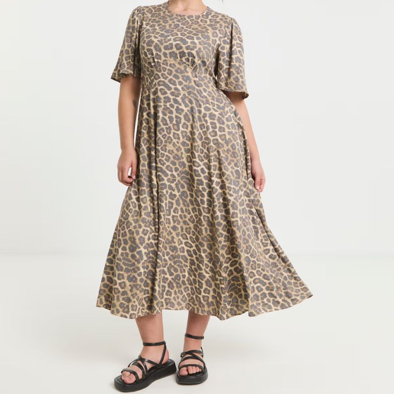 Image of leopard print dress