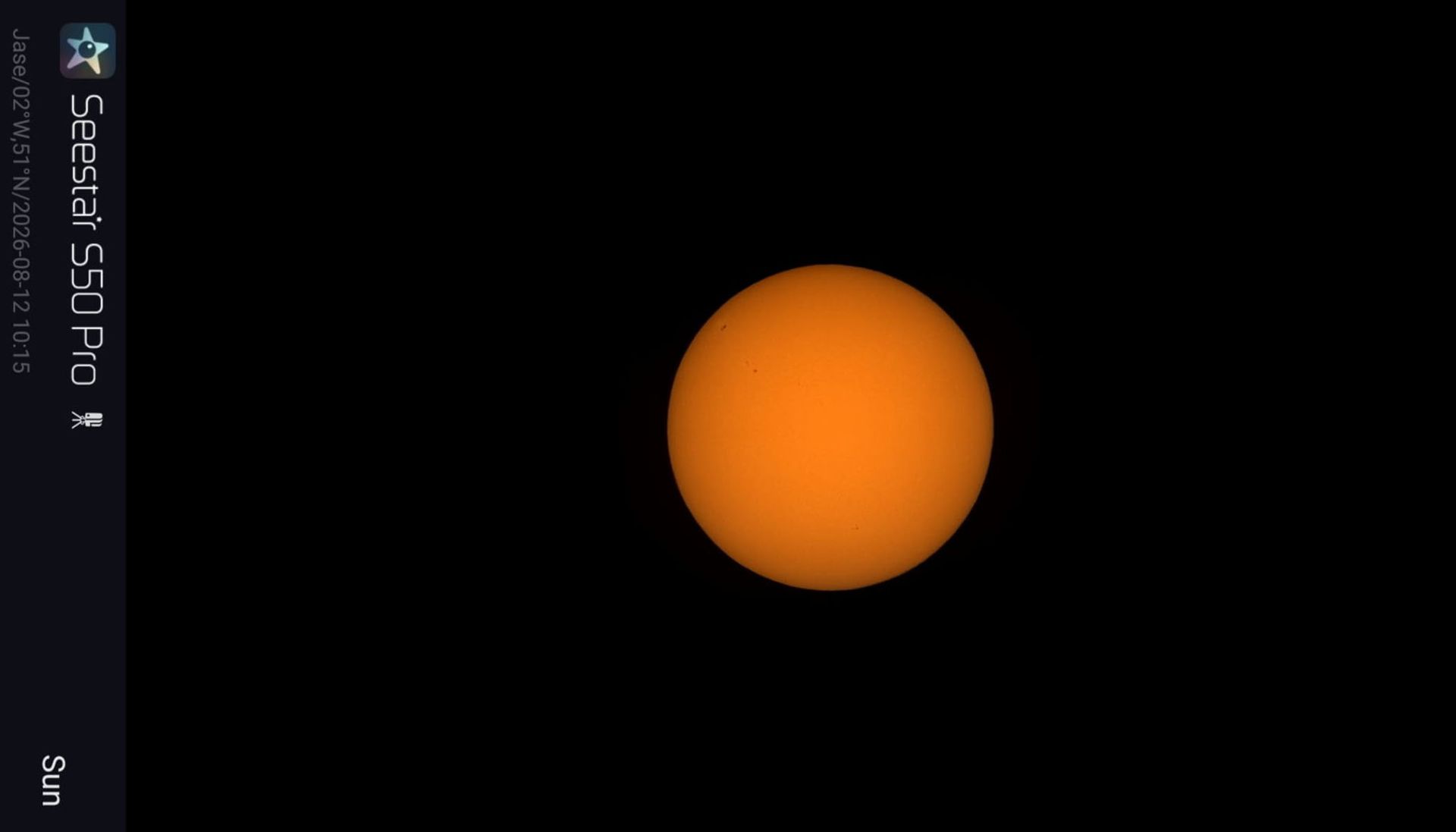 Observational images of the night sky and the sun taken with the ZWO Seestar S50 Pro smart telescope