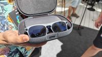 Xreal Project Aura glasses in the carrying case