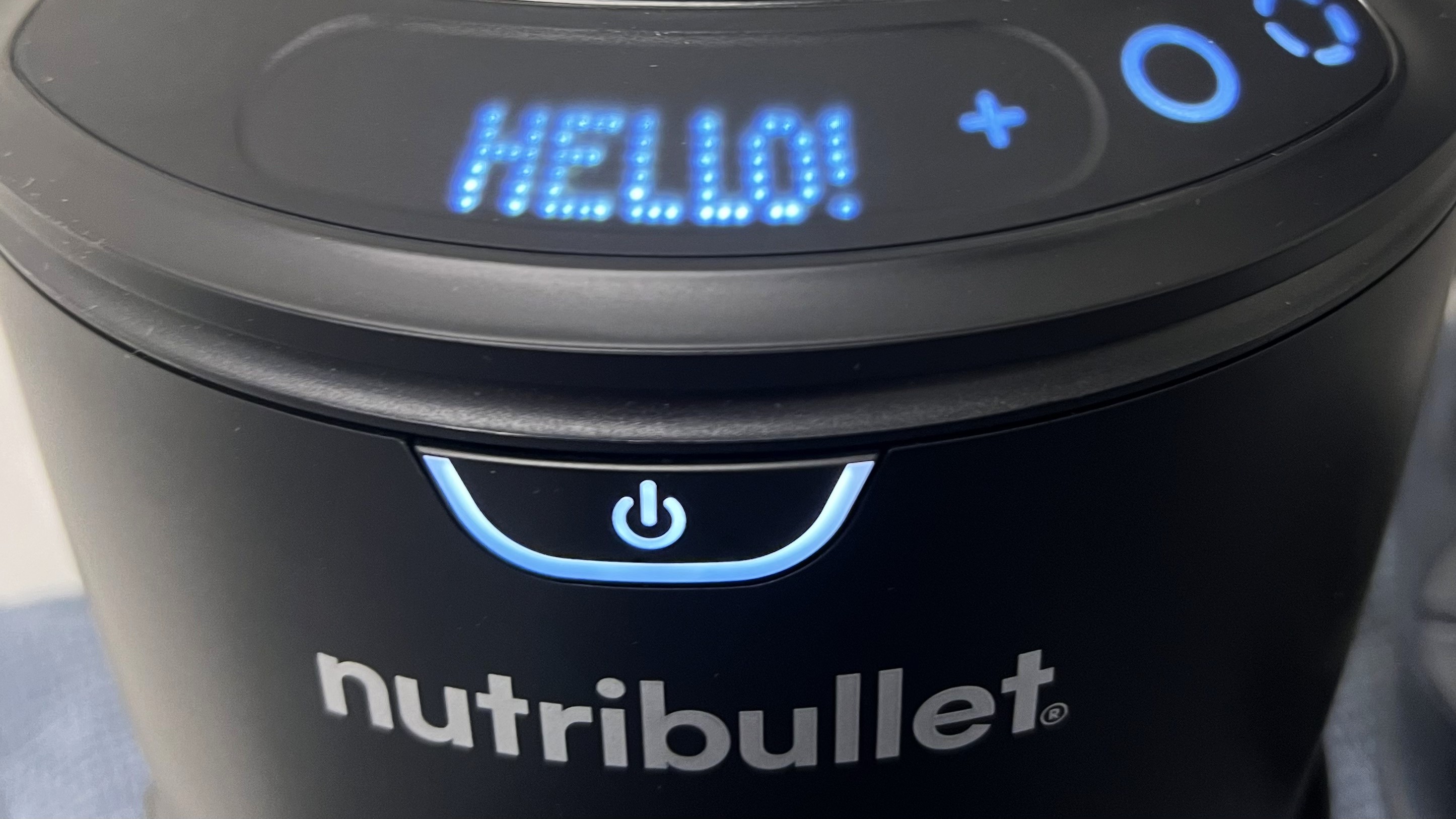 Nutribullet SmartSense Blender power button