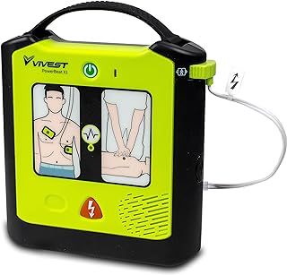 A ViVest Power Beat Defibrillator Semi-Automatic AED