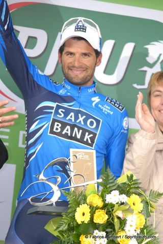 Juan Jose Haedo (Saxo Bank) gets his first win of 2012 in the GP de Denain