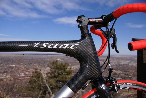 The massive head tube area yields expected dividends in front triangle rigidity for sharp handling