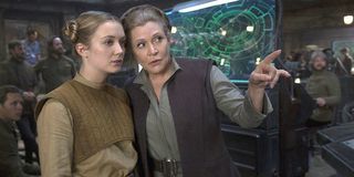 Billie Lourd and Carrie Fisher