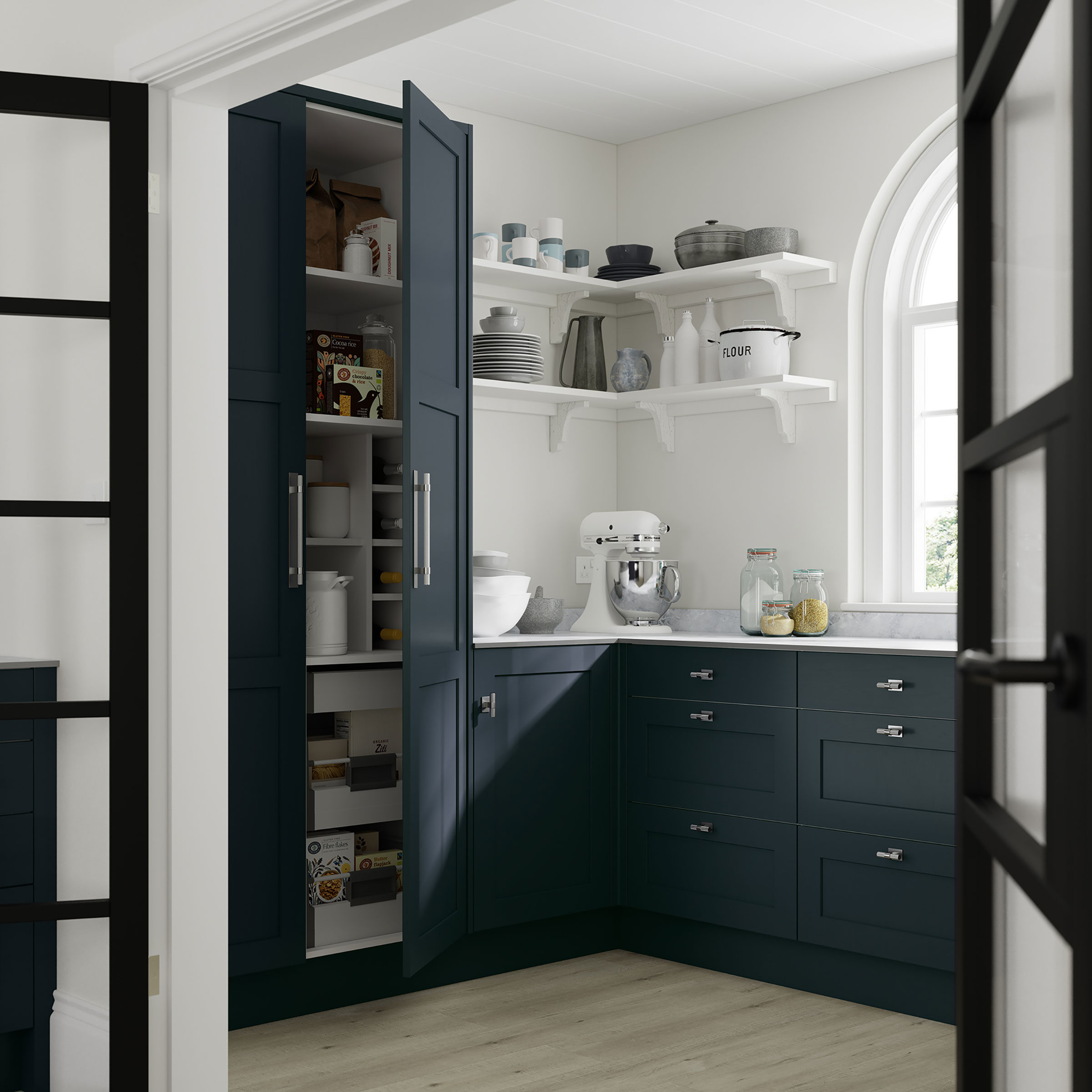 blue pantry