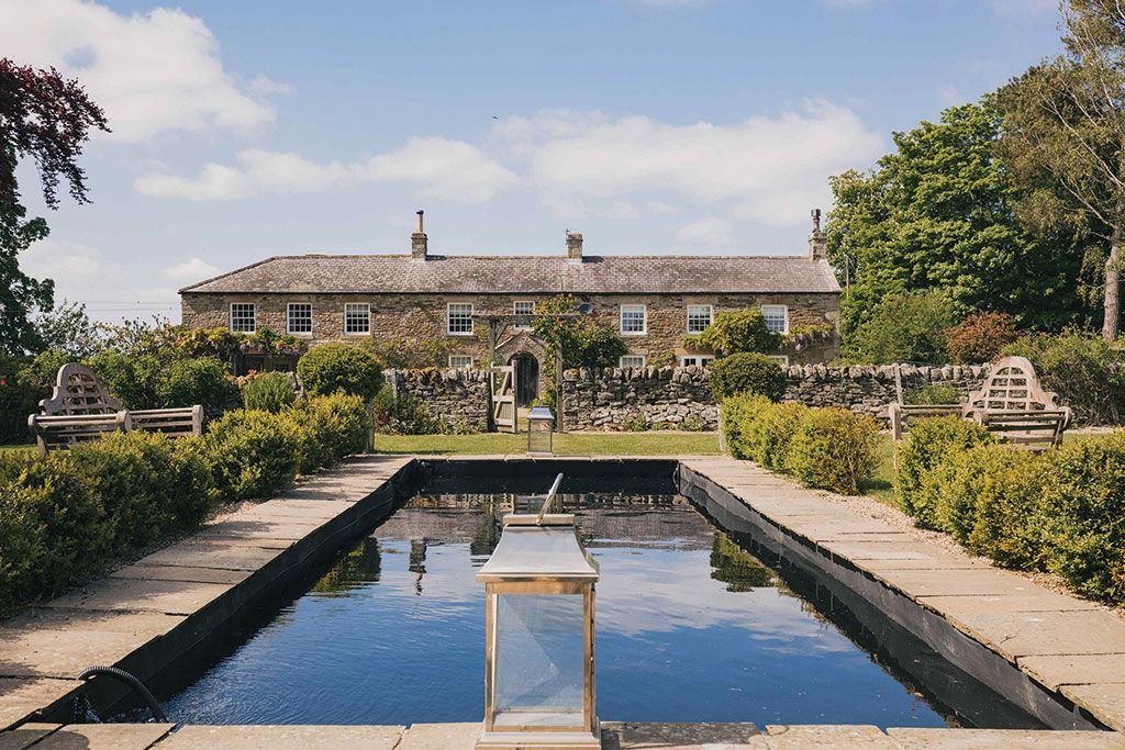 Property for sale with beautiful kitchen: Low House, Slaley, Hexham, Northumberland.