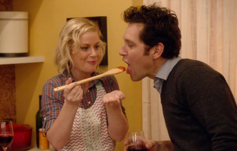 Paul Rudd and Amy Poehler mock the romantic comedy genre in They Came Together