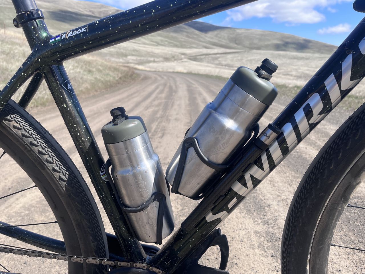 Bivo water bottles in use