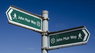 John Muir Way signpost