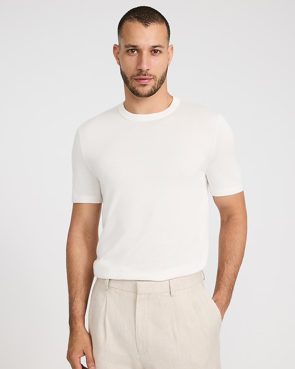 Express, Luxtouch Jersey Crew Neck Sweater T-Shirt