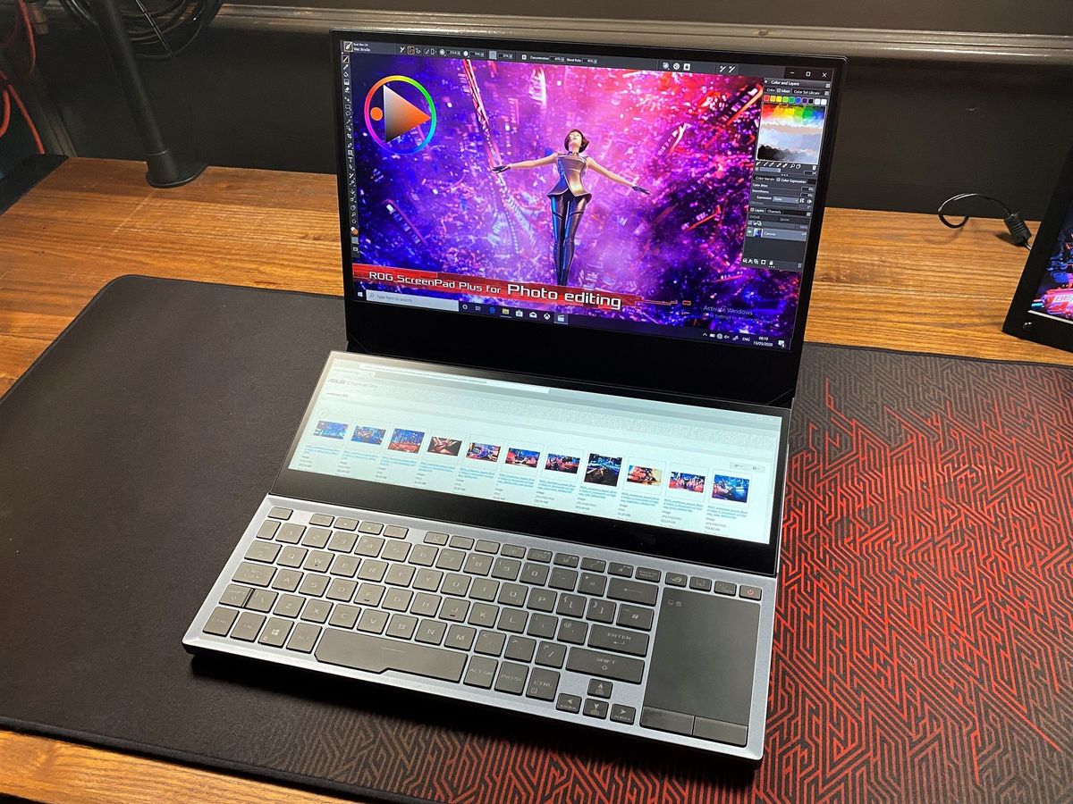 ASUS ROG Zephyrus Duo Preview The Most Striking Gaming Laptop You Ll See In Windows Central