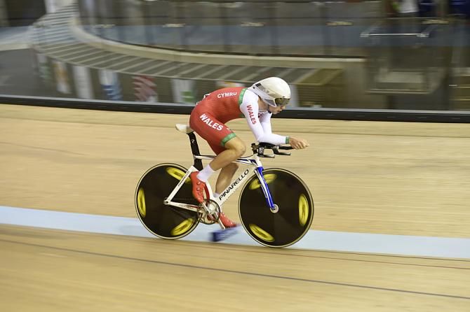 Owain Douli (Wales) in the pursuit