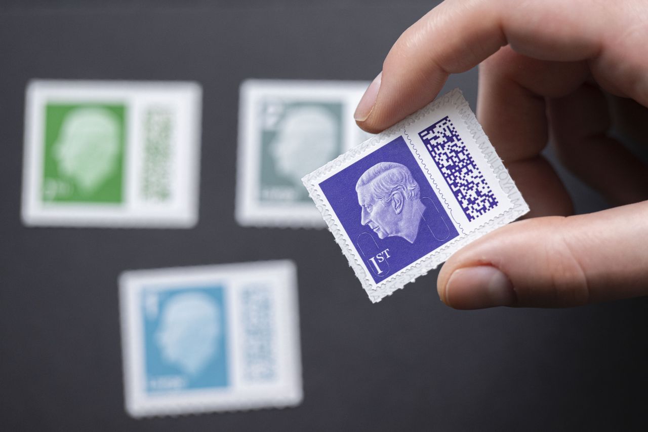 New barcoded stamps with King Charles&#039; III official portrait