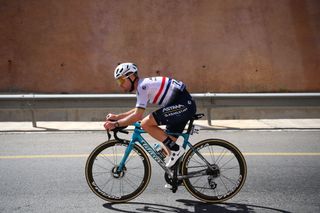 Mark Cavendish in his first race for Astana at the Muscat Classic