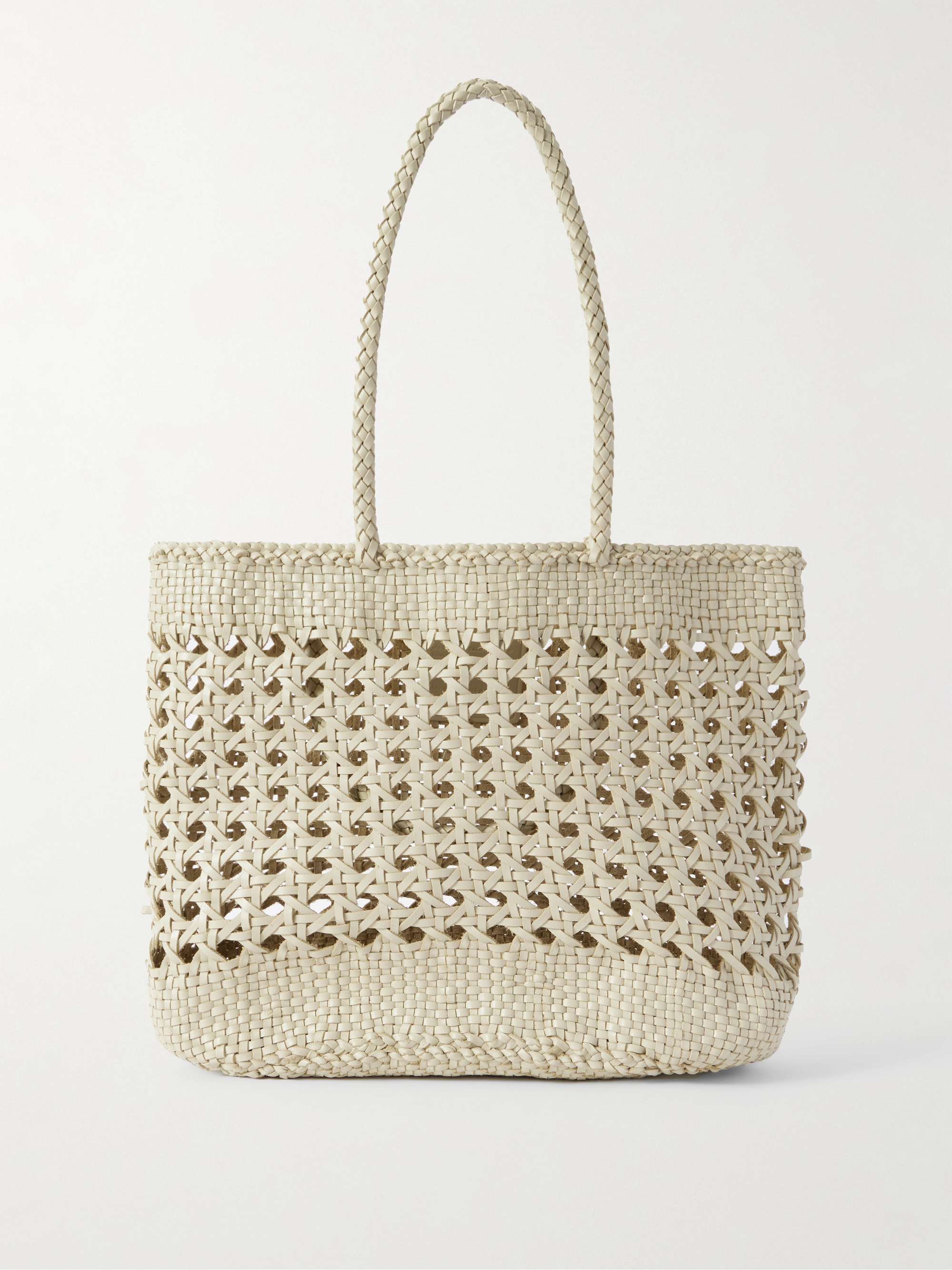Eclipse Woven Leather Tote