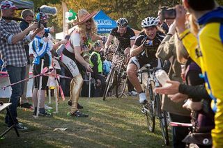 It didn't pay to take yourself too seriously at the Rapha Super Cross Series
