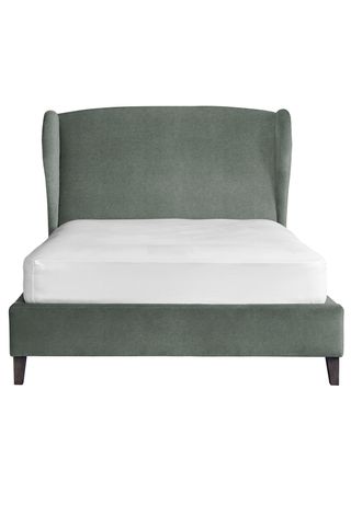 Penelope bed frame in Studio Rich Nordic Green velvet, from £1,405, love your home