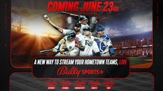 Key art for the launch of Bally Sports Plus.