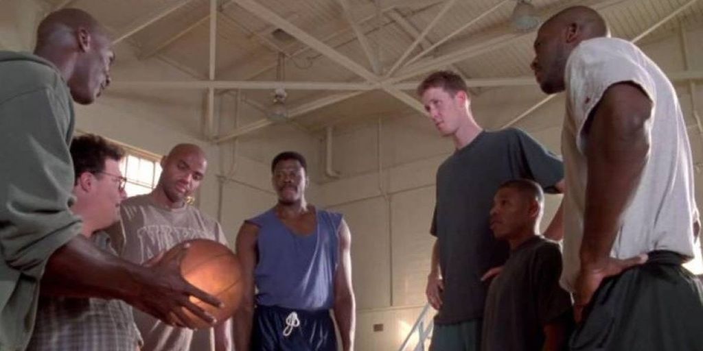 michael jordan filming space jam