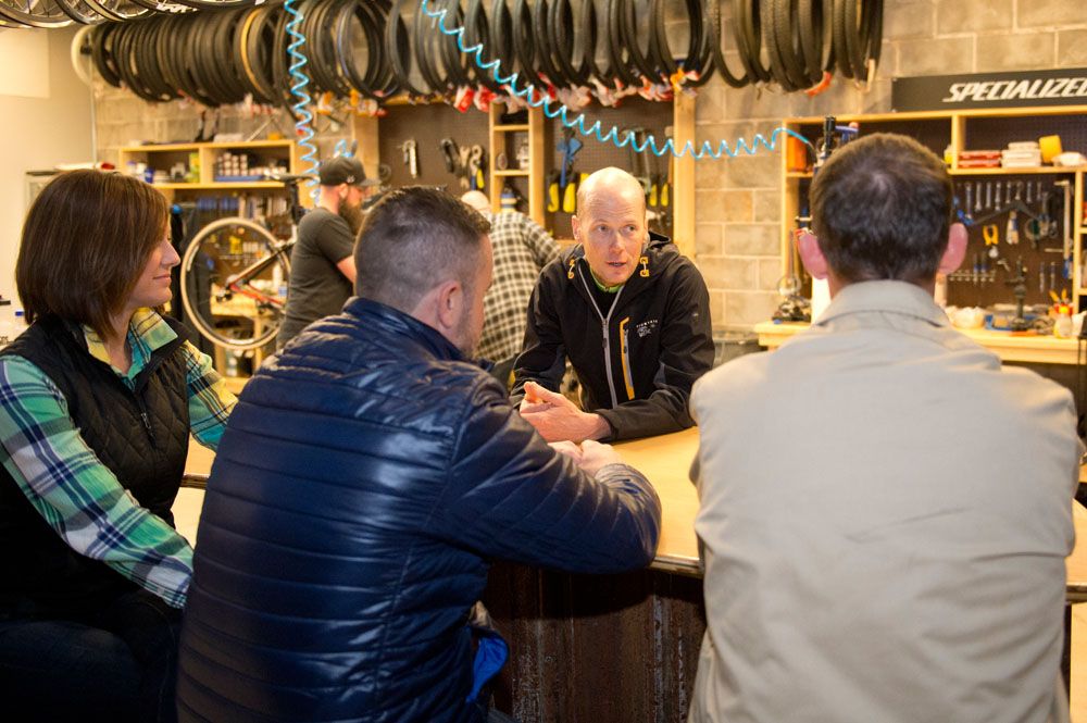 Chris Horner was quite popular at the team introduction at Peachtree Cycling on Friday night.
