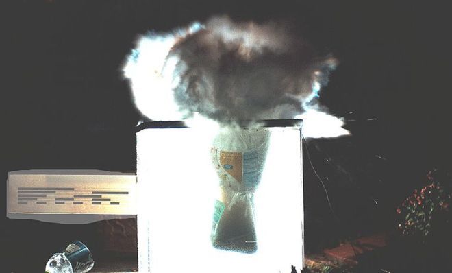 Dry ice bomb