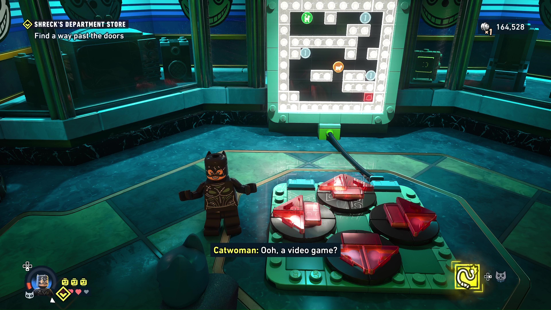 How to get the Feline Red Brick in Lego Batman Legacy of the Dark Knight