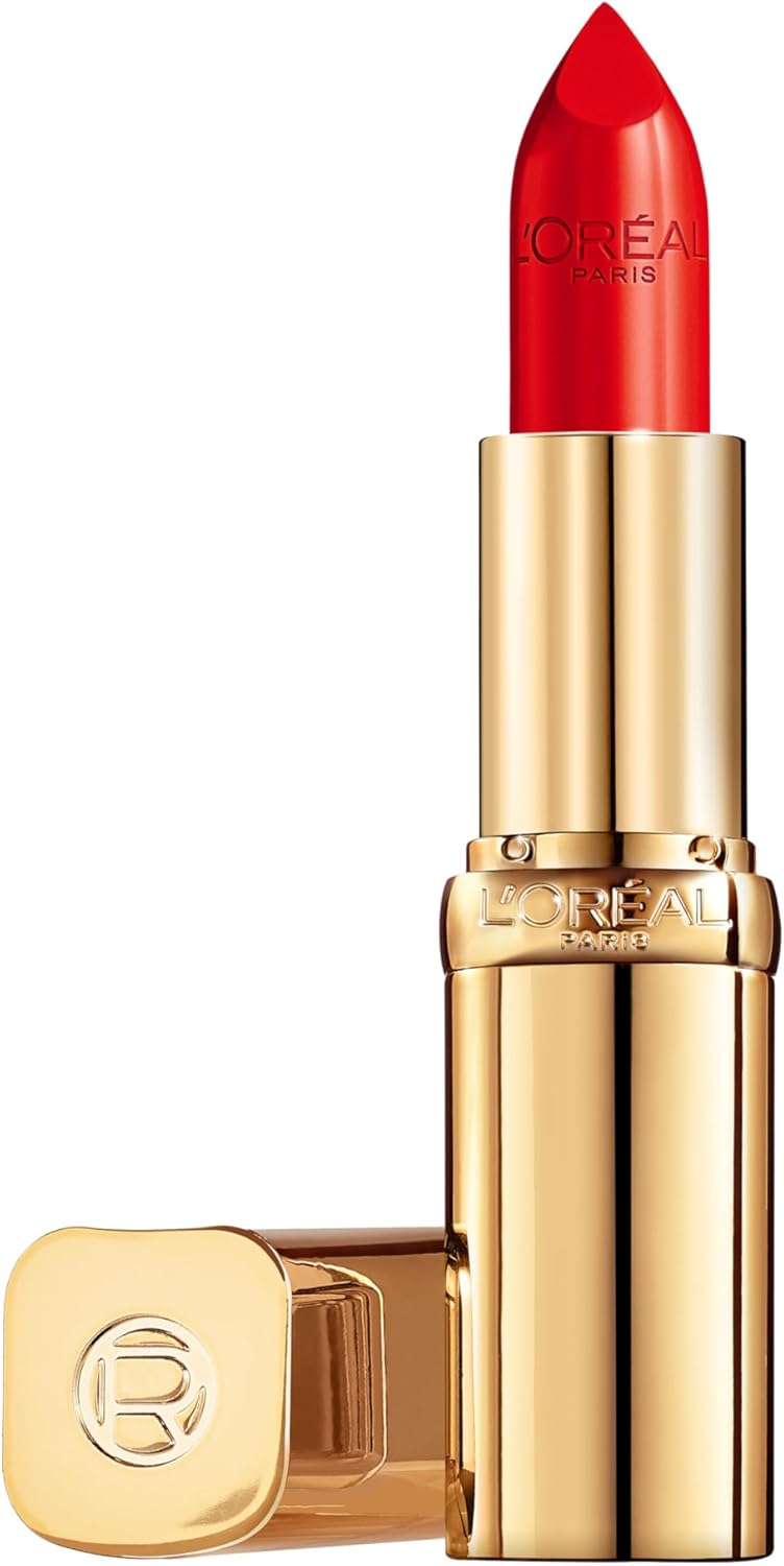 L'oreal Paris Color Riche Satin Lipstick Maison Marais 125, Red, Soft and Ultra Hydrating