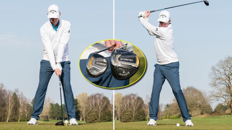 PGA pro Ben Emerson highlighting the differences between hitting a driver and a 3-wood