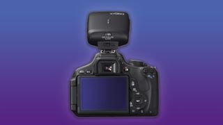 Canon flash transmitter on a Canon DSLR